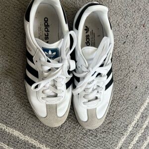 Adidas White and Black Classic Sneakers